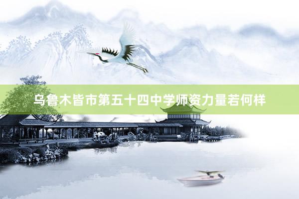 乌鲁木皆市第五十四中学师资力量若何样